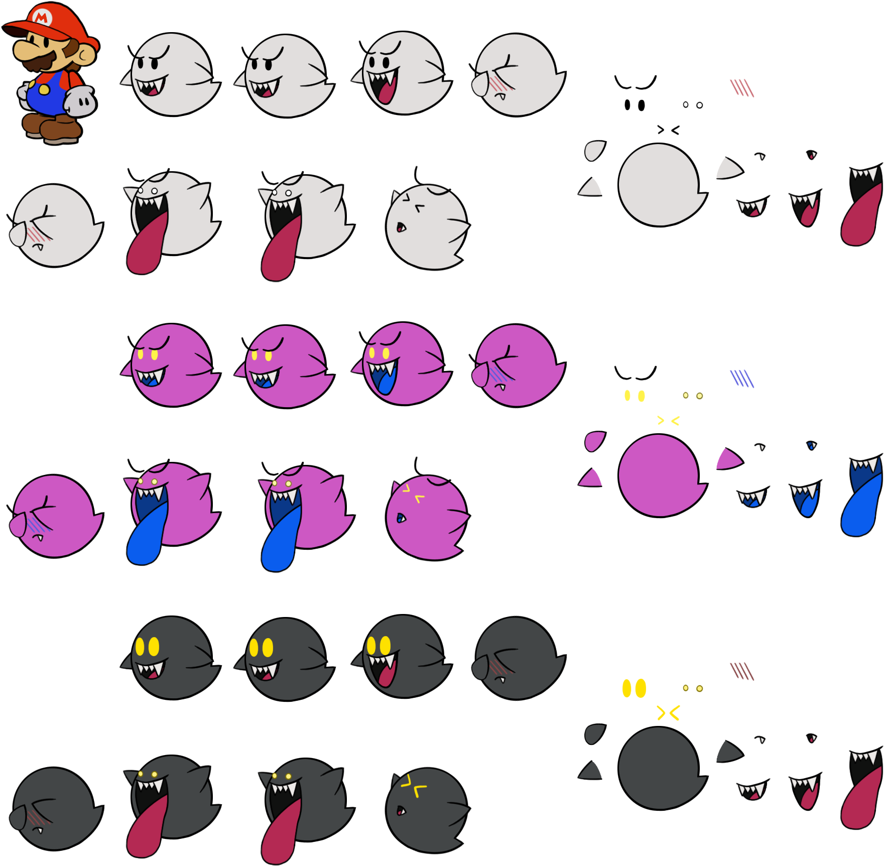 Click For Full Sized Image Boo - Boos (1830x1788), Png Download