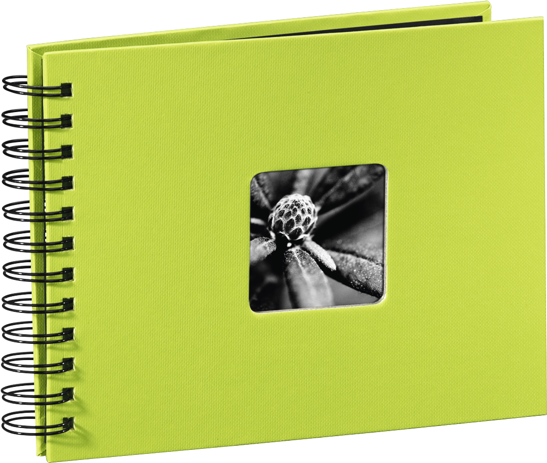 "fine Art" Spiral Bound Album, 24 X 17 Cm, 50 Black - Hama Fine Art Spiral Azur 24x17 50 Black Pages 113677 (1100x1100), Png Download