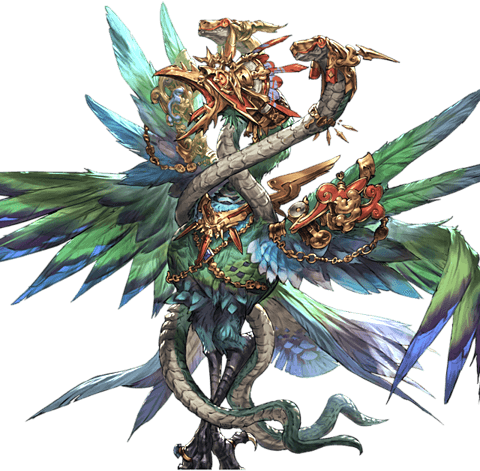 Quetzalcoatl - Quetzalcoatl Gbf (480x471), Png Download