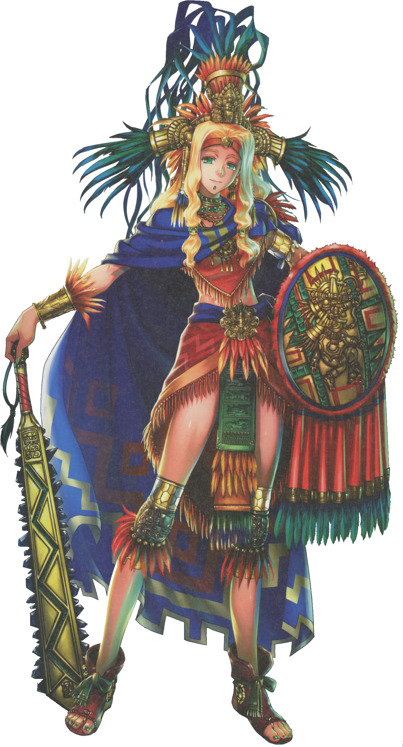 Quetzalcoatl Fate Render - Rider Quetzalcoatl (1482x2613), Png Download