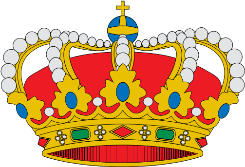 Corona Real De España - Tipos De Coronas De Rey (550x342), Png Download
