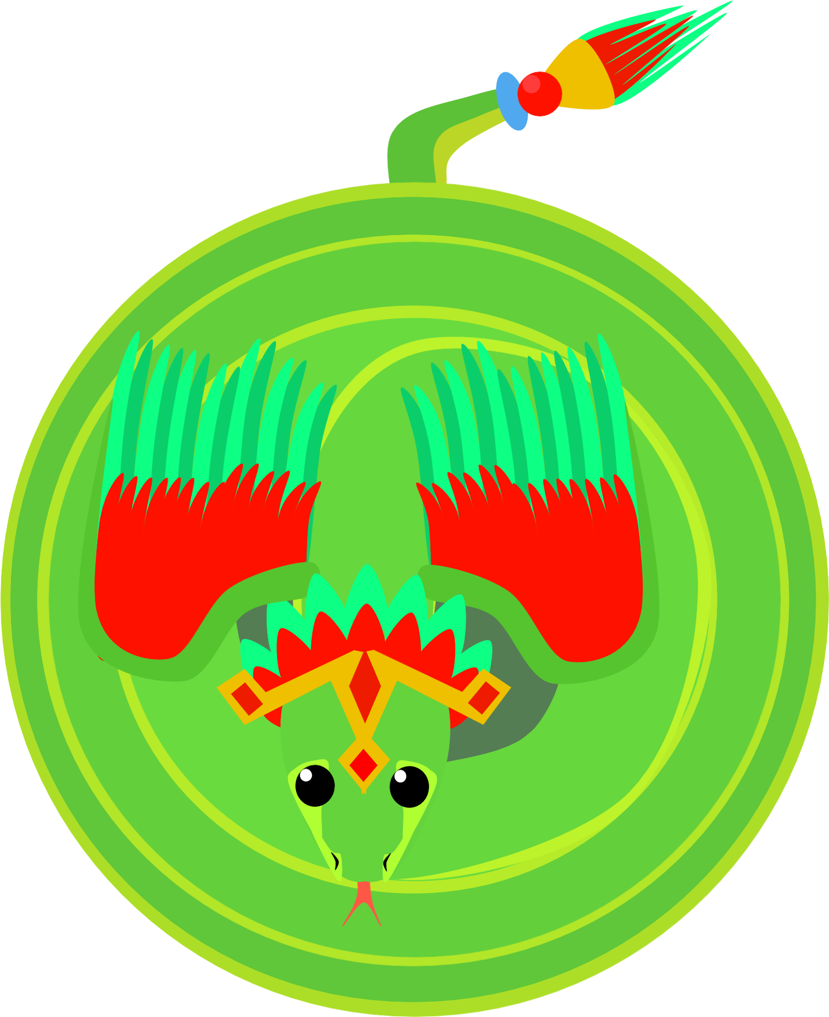 Artisticquetzalcoatl - Illustration (2500x2500), Png Download