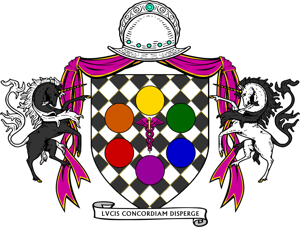 "disperse The Harmony Of Light" - Coat Of Arms (1040x830), Png Download