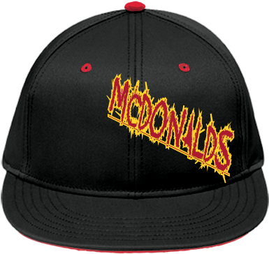 Flat Bill Flex Hat 13 - Mattyb (428x400), Png Download