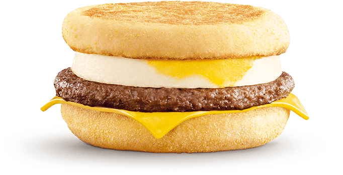 Mcdonald's - Plain Burger With Egg (700x360), Png Download