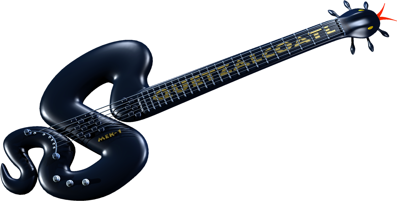 The Advantage Of 3d Applications - Electric Guitar (1402x740), Png Download