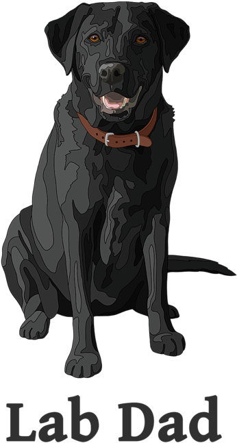 Click And Drag To Re-position The Image, If Desired - Eu Amo Meu Labrador Retriever Preto Camiseta (583x700), Png Download
