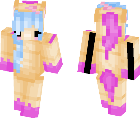 Kawaii Unicorn Chibi Onezie - Graphic Design (584x497), Png Download