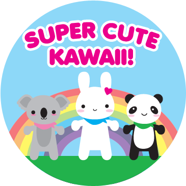Cute Kawaii (375x375), Png Download