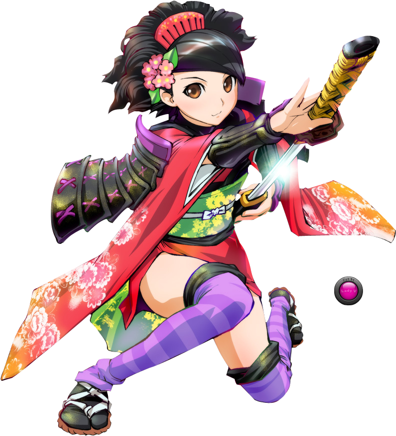 Char-sumiya - Samurai Girl Hd Png (805x882), Png Download