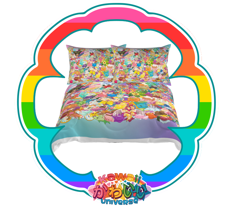 Cute Themed Comforter Blanket Neoverse Kawaii Universe - Music (800x800), Png Download