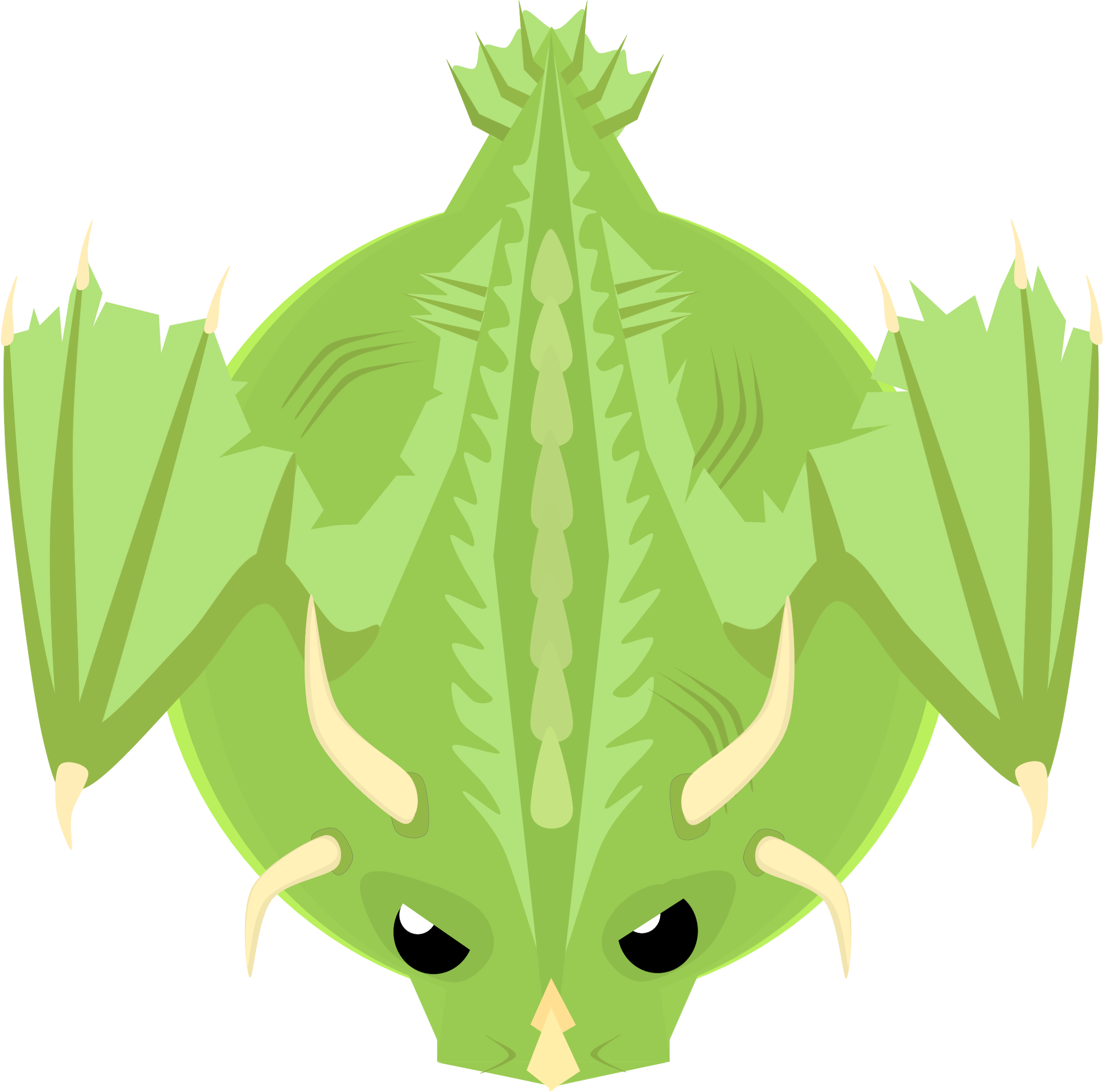 Artisticwyvern - Mope Io Wyvern (2500x2500), Png Download