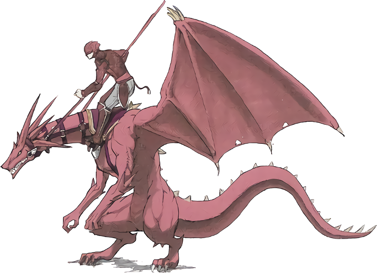 Fepr Wyvern Rider - Dragon (755x547), Png Download