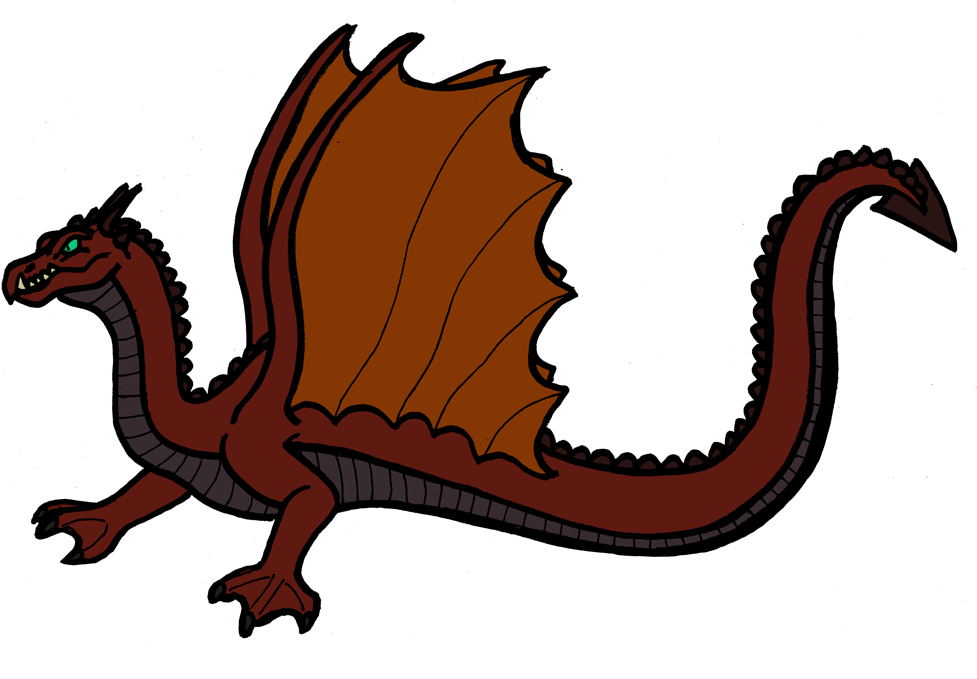 Wyvern Dragon Clipart - Drawing (1000x684), Png Download