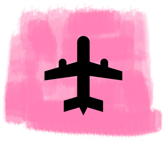 Travelling Travel Airplane Pink Instagram Highlights - Instagram Highlights Icons Travel (532x466), Png Download
