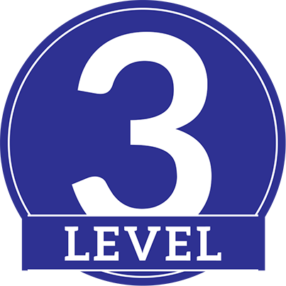 Qualify As Level Iii Executive Consultant Rodan And - Level 3 Png (403x403), Png Download