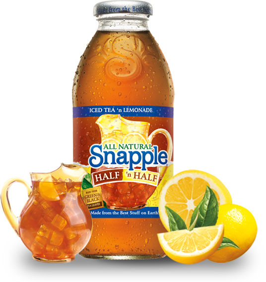 Roger White, Chief Executive Of Ag Barr, Comments - Snapple Half 'n Half Iced Tea, Lemonade - 16 Fl Oz (536x570), Png Download