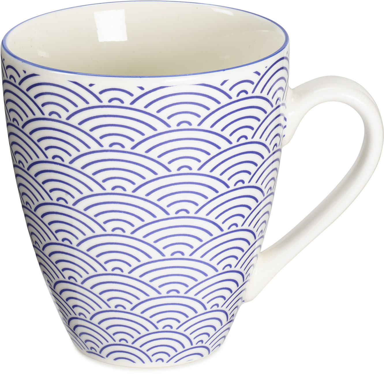 Tokyo Design Studio Nippon Blue Waves Mug (1960x1494), Png Download