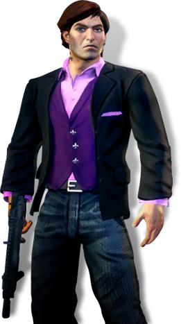 How To Make The Main Character Look Like He Did In - Saints Row 3 Default Character (261x467), Png Download