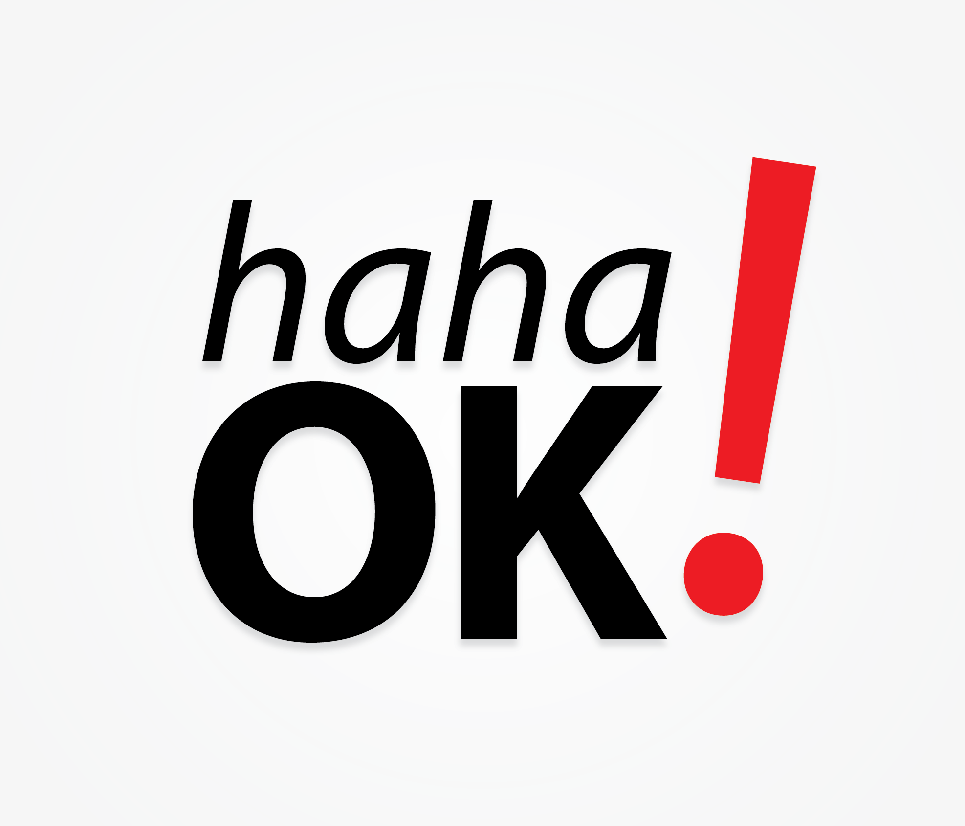 Haha Ok - Ok Haha (1974x1689), Png Download