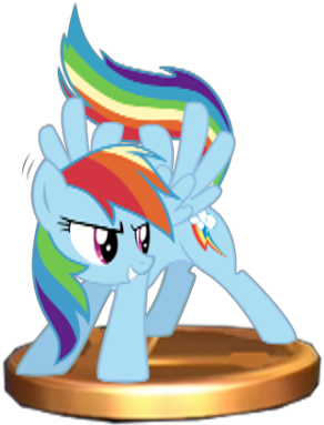 Rainbow Dash Trophy - Rainbow Dash Friendship Is Magic (655x480), Png Download