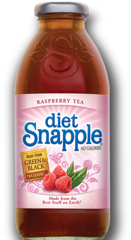 Diet Snapple Raspberry Tea Is My Current Favorite Drink - Snapple Diet Raspberry Tea Bottles 16 Fl Oz/473 Ml (350x475), Png Download