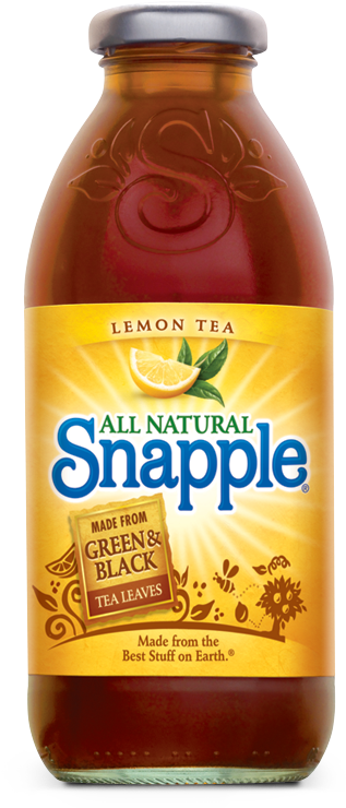 Hector Sifuentes - Snapple Lemon Tea 20 Oz Plastic Bottles - Pack Of 24 (239x580), Png Download