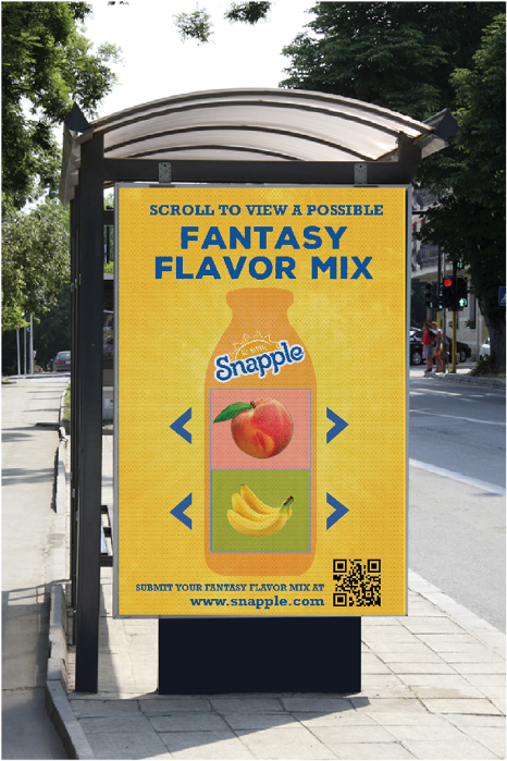 Event Promoting Free Samples Of Snapple Where Participants - Publicidad De Gran Formato (670x760), Png Download