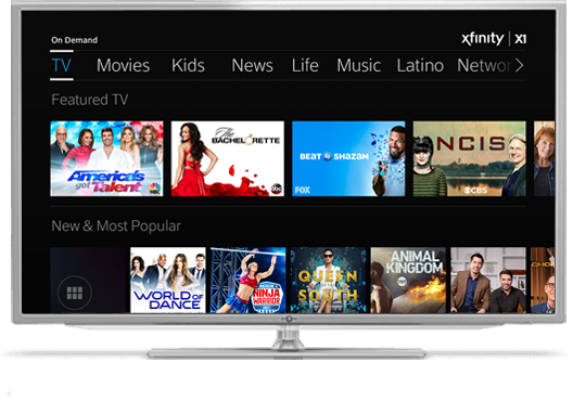 Xfinity Tv Deals In Beaver, Pa - Led-backlit Lcd Display (528x370), Png Download