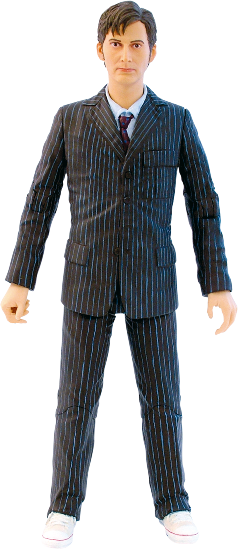 Tenth Doctor In Brown Suit With Sonic Screwdriver 5'' - Doctor Who 10th Doctor Figure (768x1769), Png Download