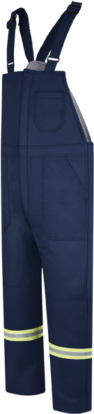 Deluxe Insulated Bib Overall With Reflective Trim - Bulwark Bib Overall, Navy, 46-1/2 (600x600), Png Download