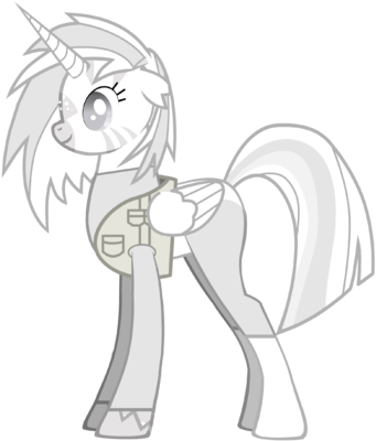 In Overalls - Cartoon (612x479), Png Download