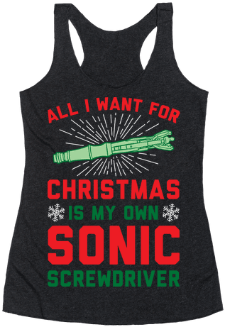 All I Want For Christmas Is My Own Sonic Screwdriver - Rain Drop Drop Top Quotes (484x484), Png Download