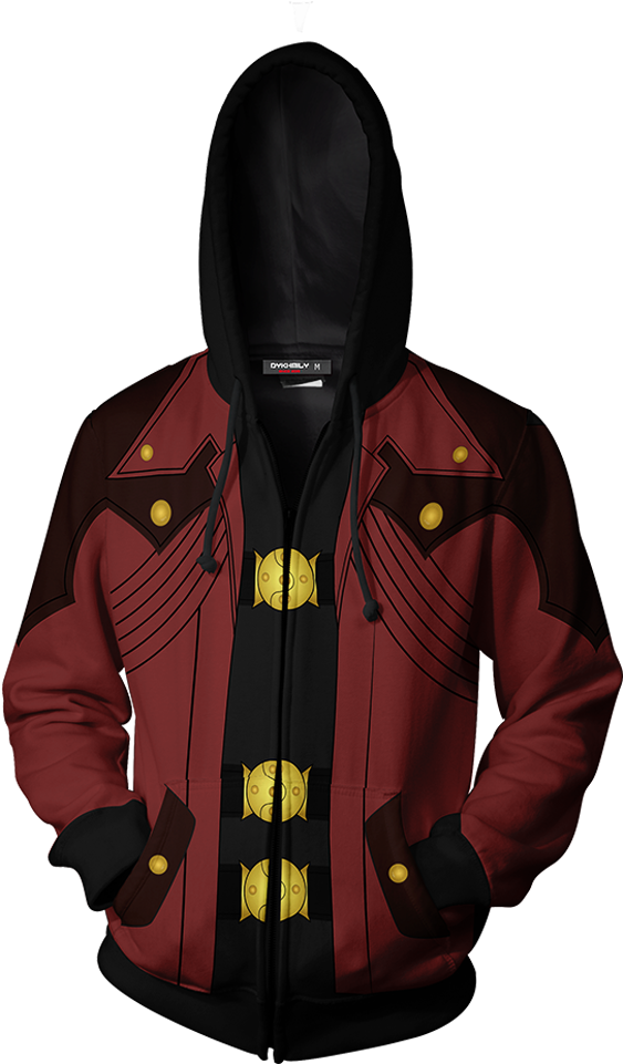 Dante Devil May Cry Cosplay Zip Up Hoodie Jacket - Ripple Junction Attack On Titan Survey Corps Adult (1024x1024), Png Download