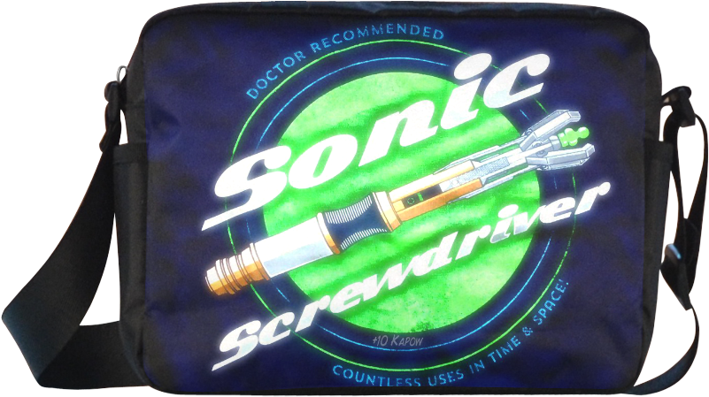 Dr Who Sonic Screwdriver Print Waterproof Crossbody - Messenger Bag (1000x1000), Png Download