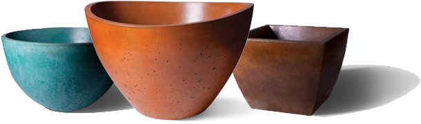 Commercial Concrete Planters - Concrete (940x255), Png Download