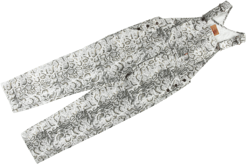 supreme levi's snakeskin overalls