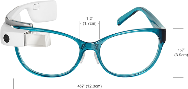 Diane Von Furstenberg Google Glass Available For Purchase - Google Glass (790x390), Png Download