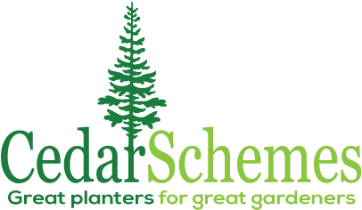 Cedarschemes Makes Natural Cedar Planters And Garden - Christmas Tree (682x459), Png Download