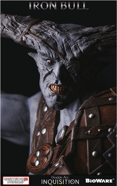 1 Of - Dragon Age Inquisition 1/4 Scale Statue: Iron Bull (600x600), Png Download