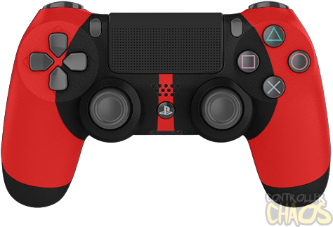 Authentic Sony Quality - Red Ps4 Controller Transparent (474x340), Png Download