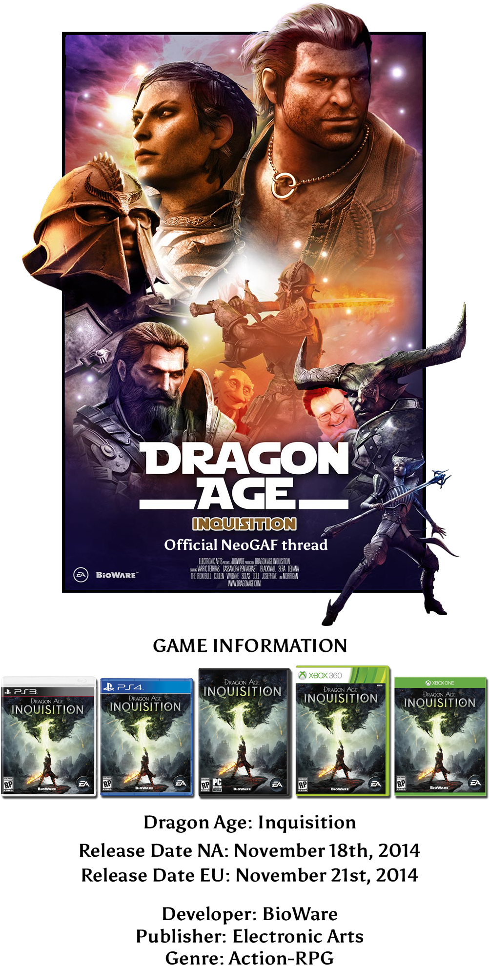 Dragon Age Inquisition Takes Place In A Semi-open World - Dragon Age Inquisition Xbox 360 Ea Games (1080x2071), Png Download