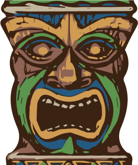 Tiki Hawaiano Png (875x563), Png Download