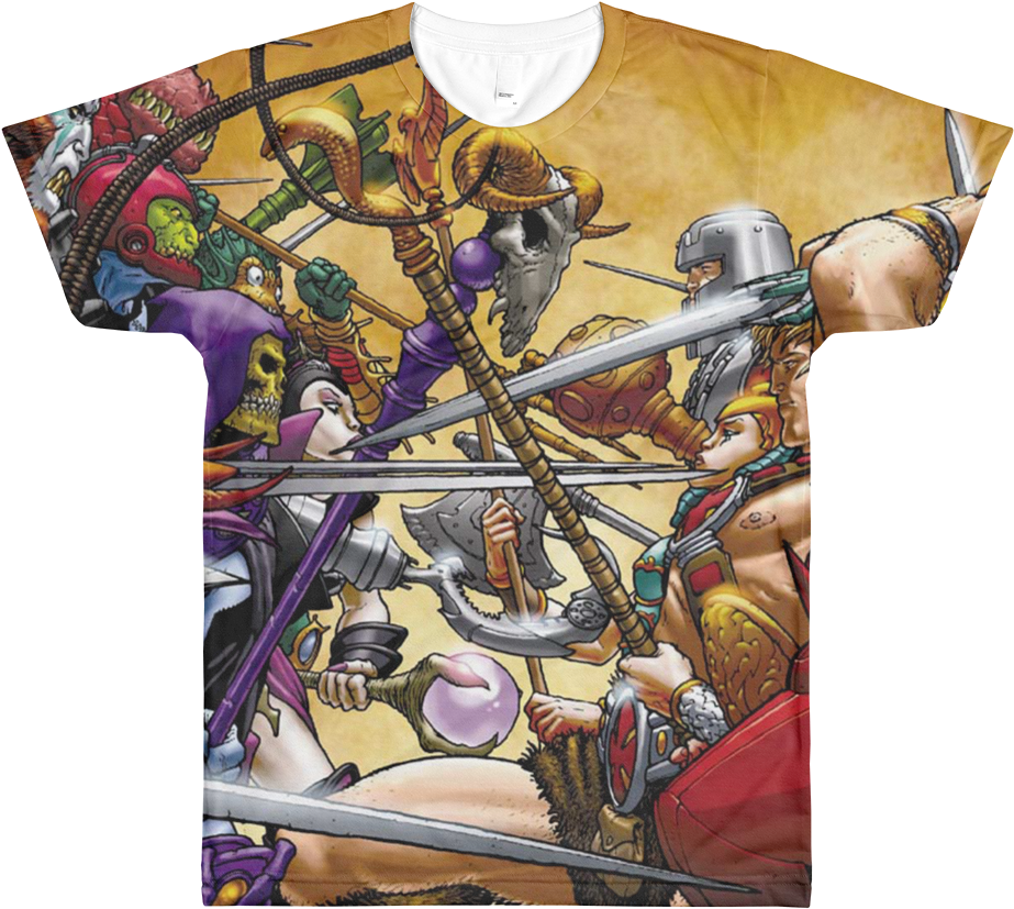 He Man Battle Unisex T Shirt - Frank Quitely (1000x1000), Png Download