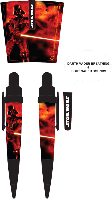 Darth Vader Talking Pen - Star Wars - Darth Vader Talking Pen (391x700), Png Download