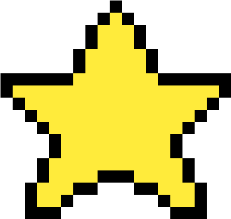 Mason Restart Button - Super Mario 8 Bit Star (1200x1200), Png Download