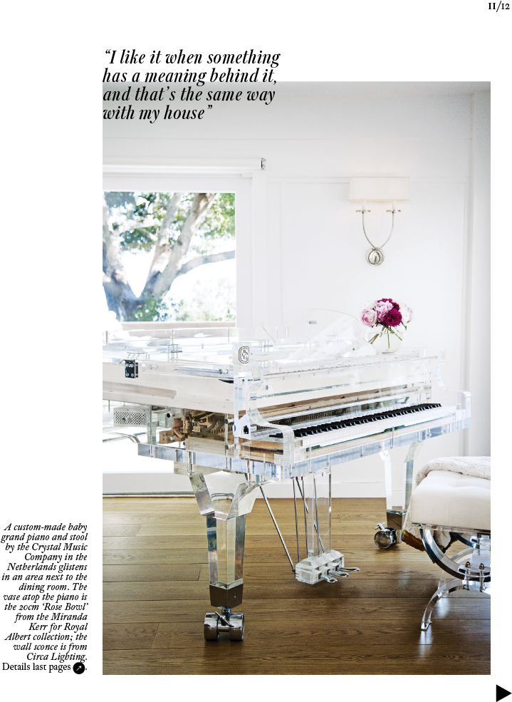 Asset P - Miranda Kerr Crystal Piano (768x1024), Png Download