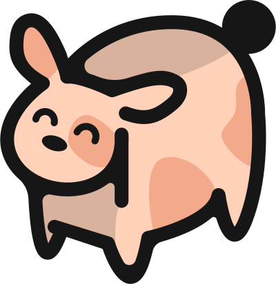 Cute Cow (400x412), Png Download