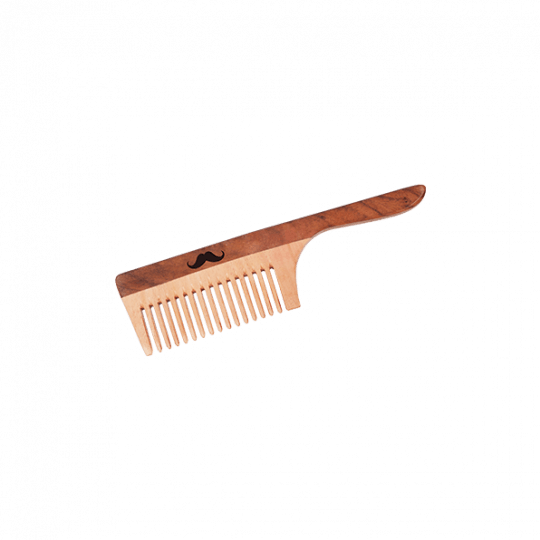 Men Deserve Neem & Shisham Wooden Hair Comb - Rake (540x540), Png Download