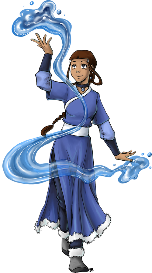 Katara - Катара Аватар (500x899), Png Download
